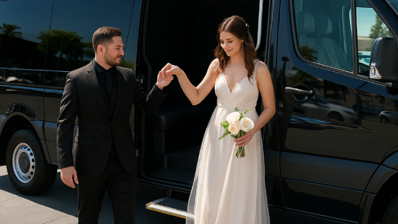 Wedding shuttle service in Temecula wine country