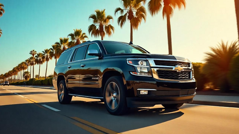 Coronado Island car service with black car and limousine options