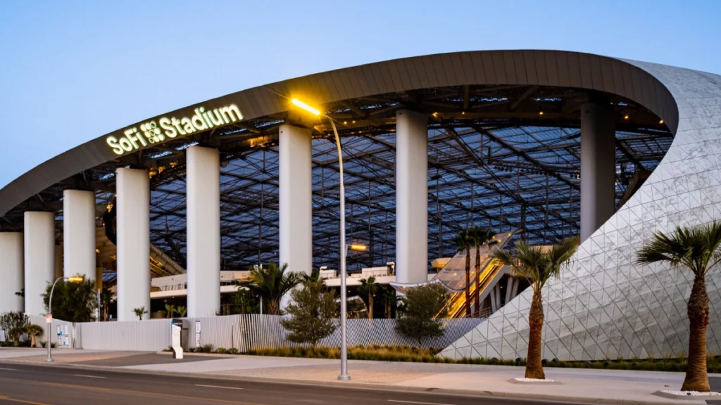 Luxury car service to SoFi Stadium with professional limo and black car service for FIFA World Cup 2026 in Los Angeles